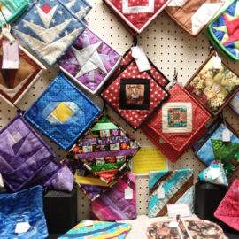 Quilted items by Colleen's Creations at Peacham Corner Guild