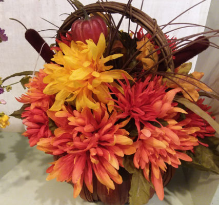 floral arrangements and wreaths by jane Oakes at Peacham Corner Guild